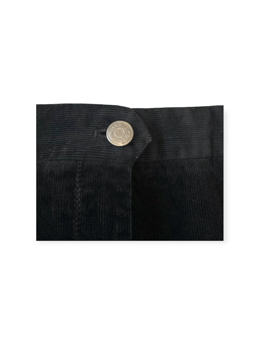 J. Crew Stretch Corduroy Skirt, Size 12P, Black - Picture 4 of 8